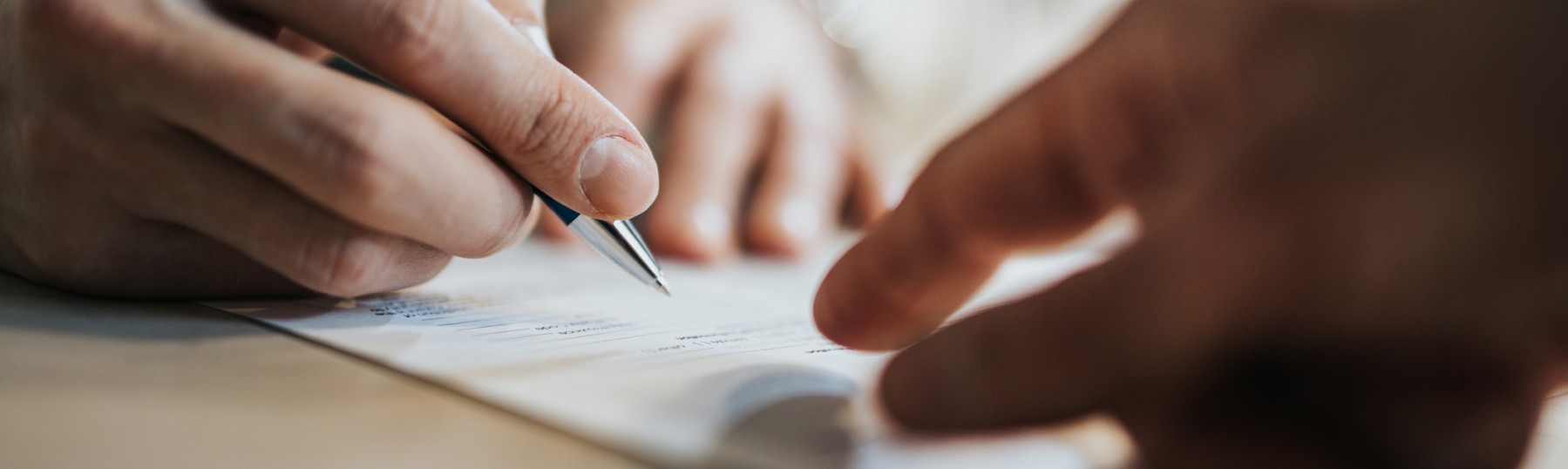close-up of writing on paper